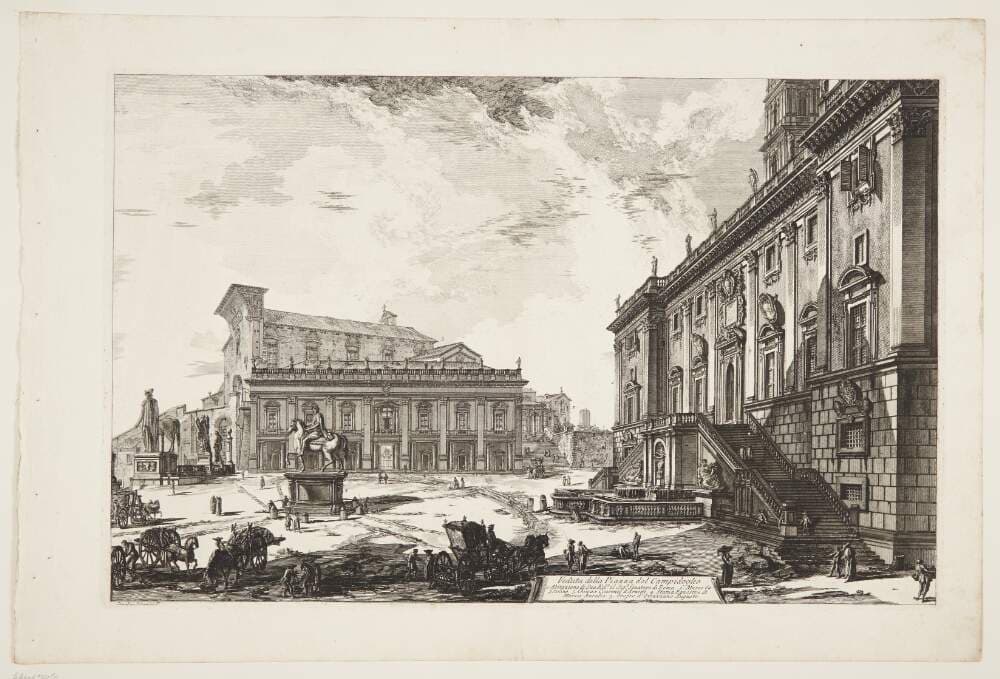 Piazza del Campidoglio — Giovanni Battista Piranesi