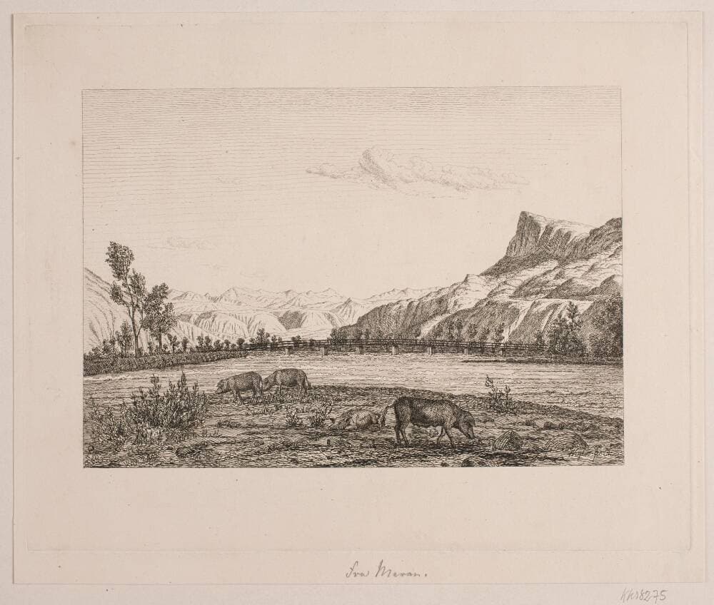 Bjergegn i Tyrol — Vilhelm Kyhn