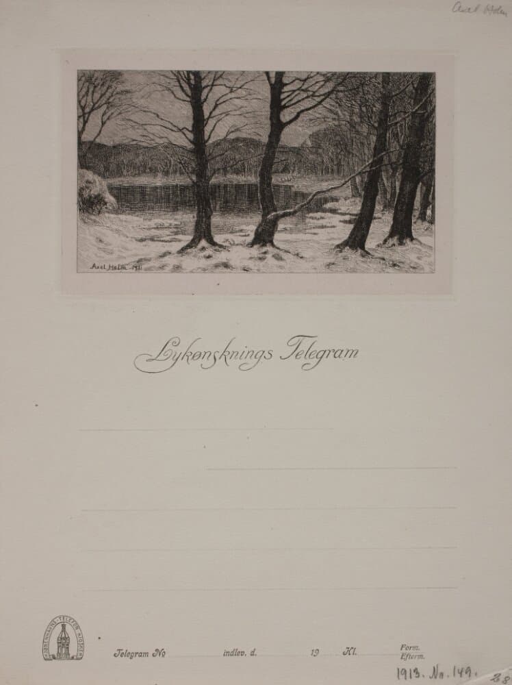 2 telegrammer — Axel Holm