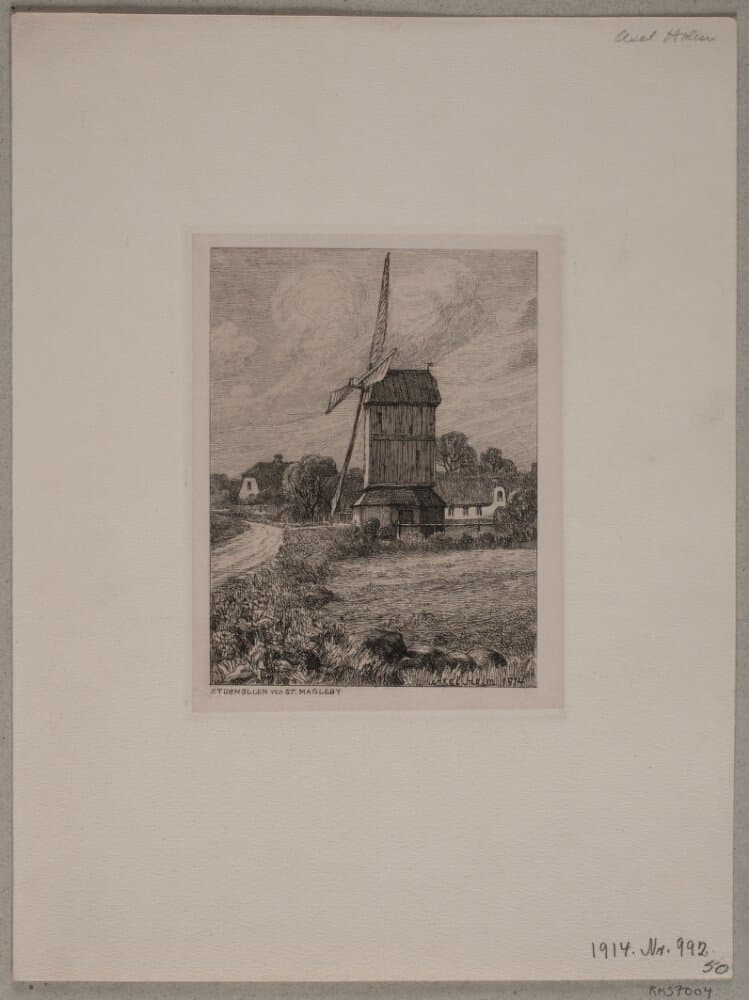 Stubmøllen ved Store Magleby — Axel Holm