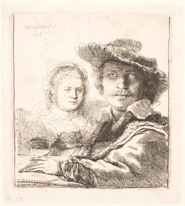 Rembrandt og Saskia — Rembrandt van Rijn