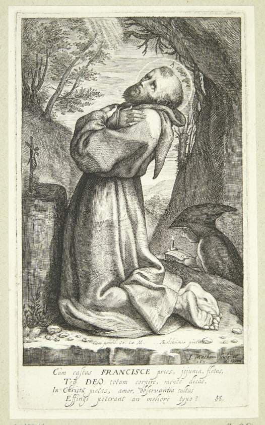 Frans af Assisi — Jacob Matham