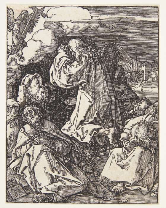 Kristus på Oliebjerget — Albrecht Dürer