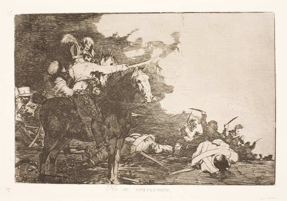 De kan ikke blive enige (17) — Francisco Goya