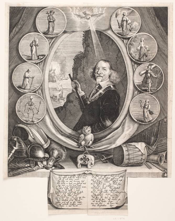 Wentzel Rothkirch. Illustration til ligprædiken — Albert Haelwegh
