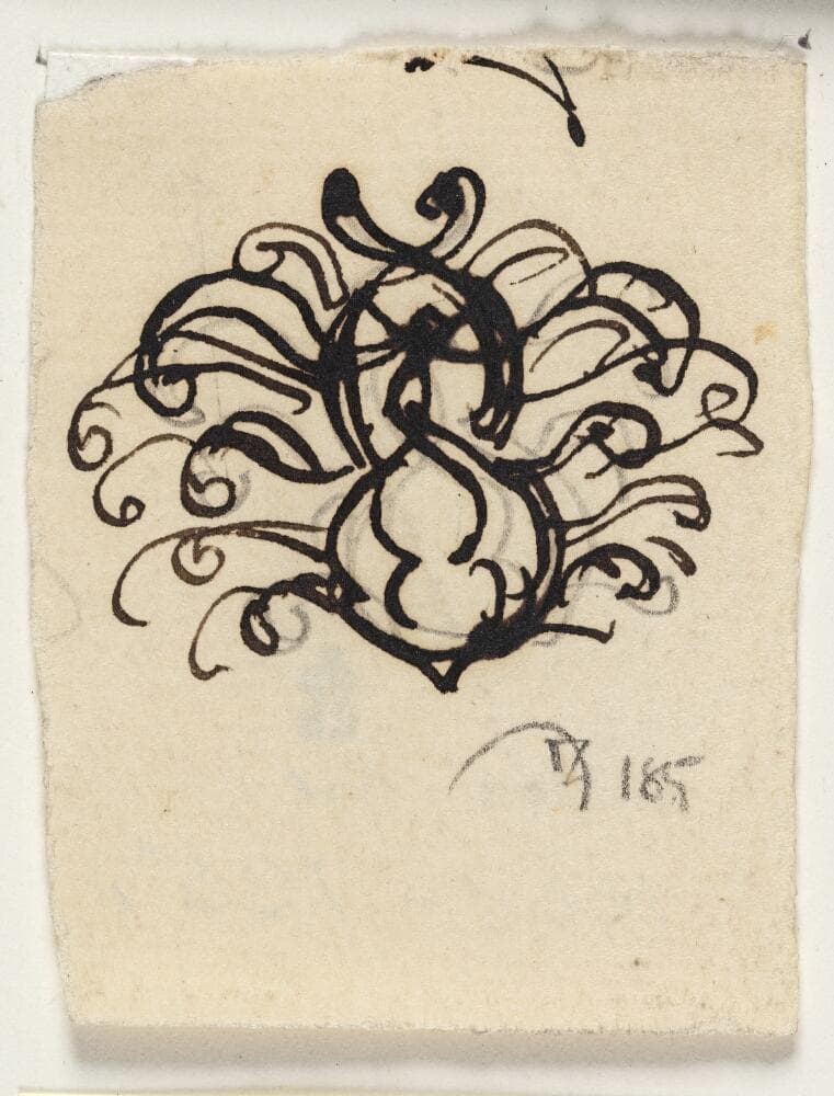 Ornament-udkast — Thorvald Bindesbøll