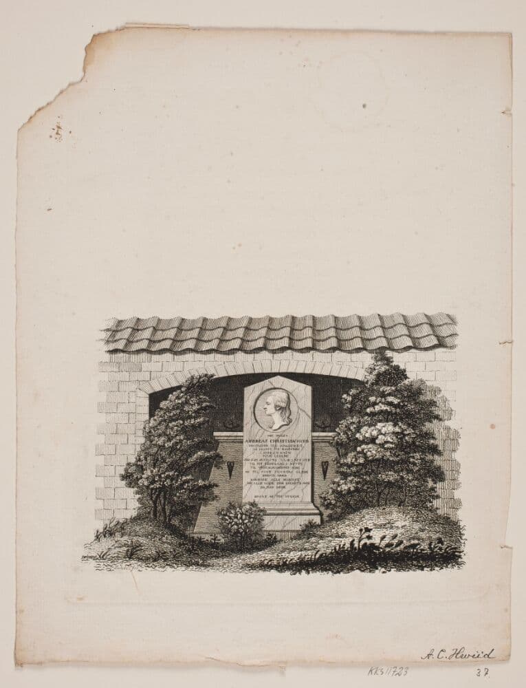 Andreas Christian Hviids Gravminde — Gerhard Ludvig Lahde