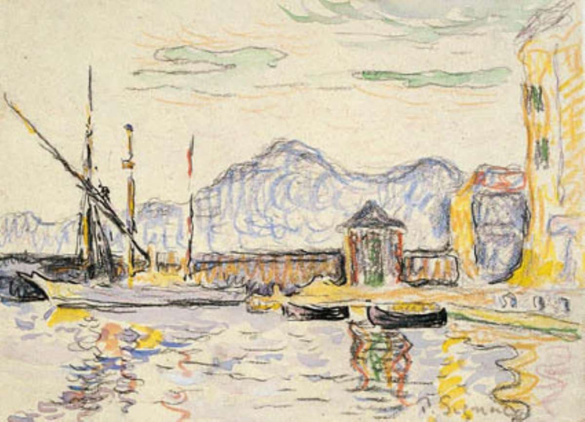 Havnen i Antibes — Paul Signac