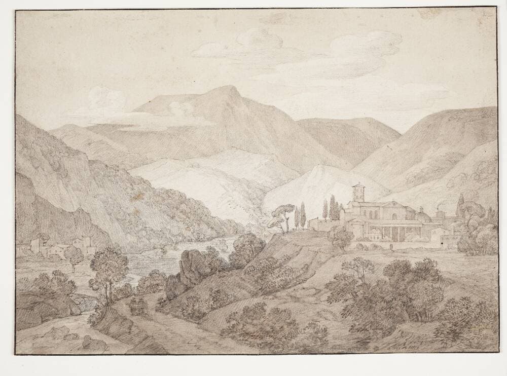 Cappucinerkloster i Spoleto — J.L. Lund