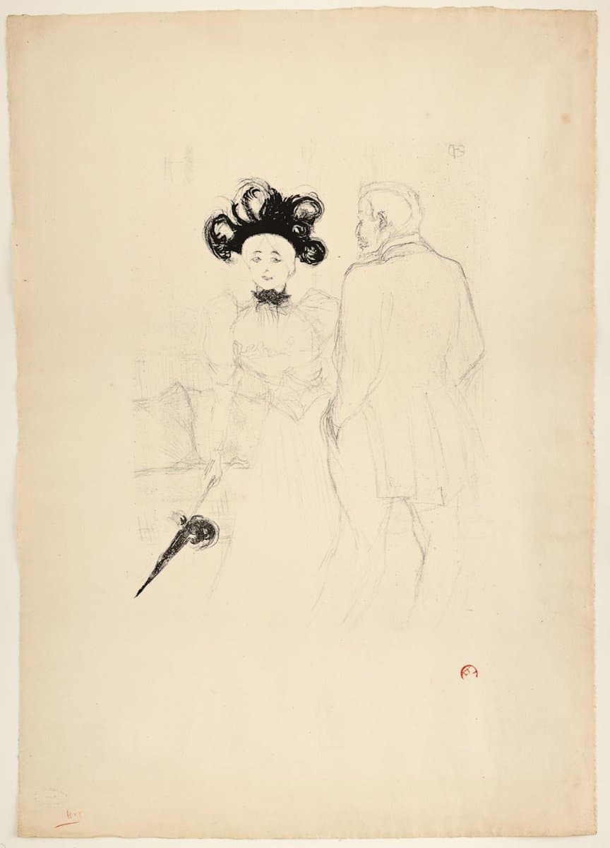 Yahne et Antoine, dans L'Age Difficile — Henri de Toulouse-Lautrec