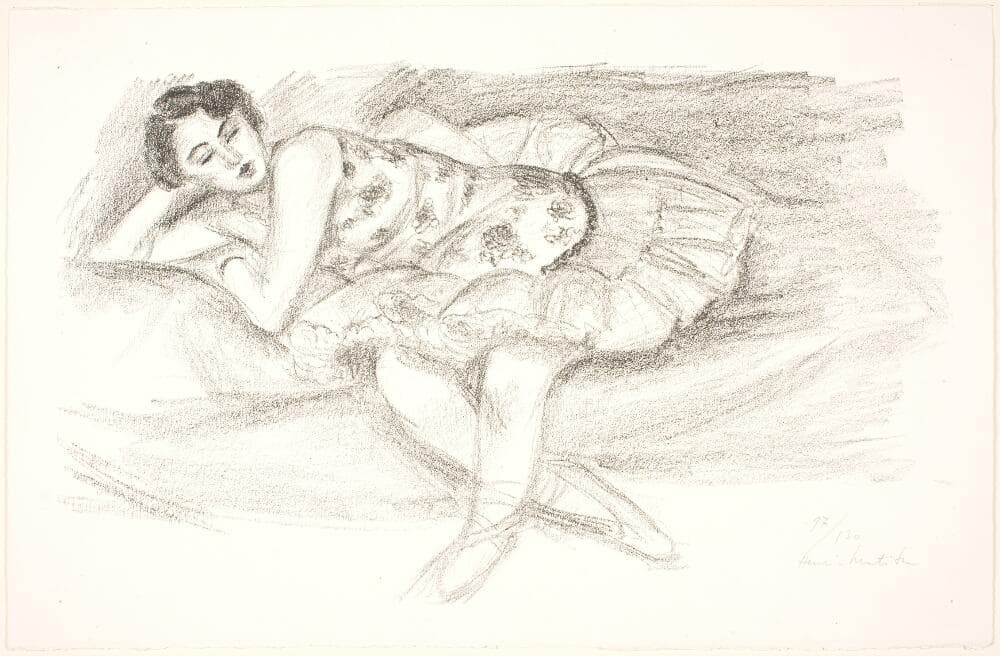 Danserinde, der hviler sig — Henri Matisse