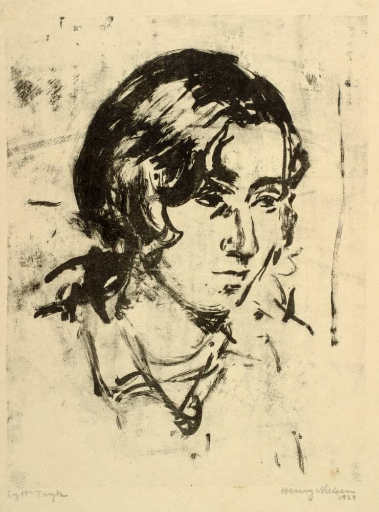 Kvindeportræt — Henry Nielsen