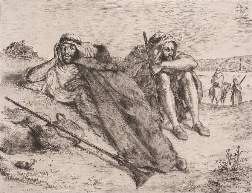 Arabere fra Oran — Eugène Delacroix