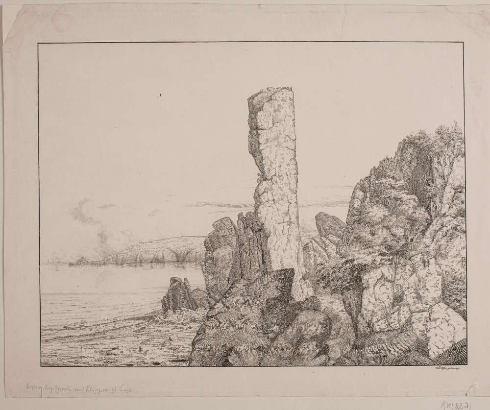 Klippekyst på Bornholm — Vilhelm Kyhn