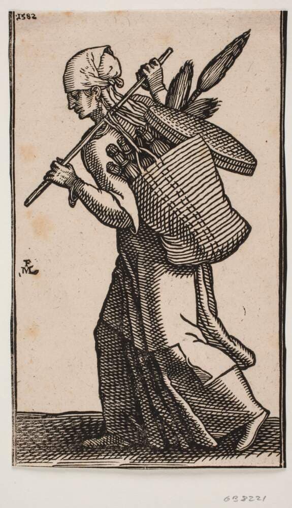 Kostesælger — Melchior Lorck