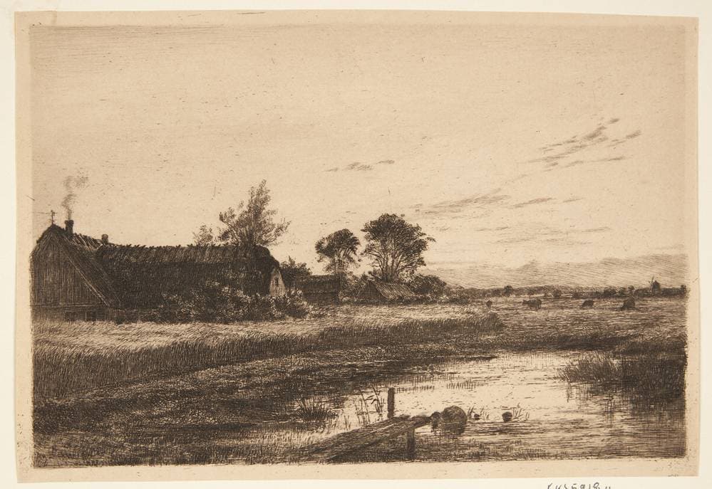 Aften ved en sjællandsk bondegård — Louise Ravn-Hansen