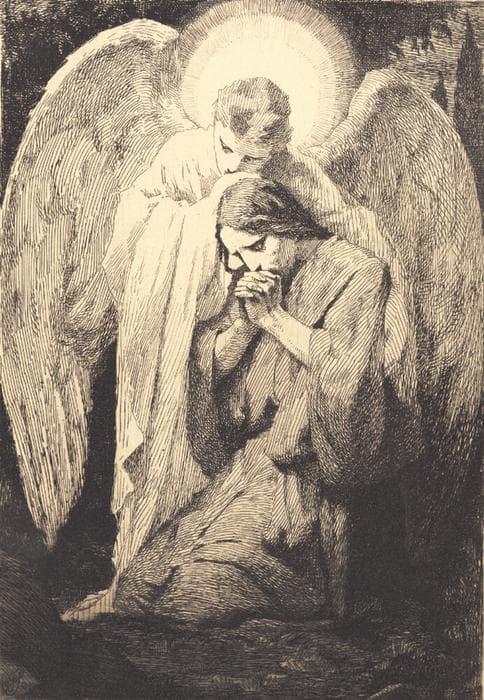 Kristus i Gethsemane — Frans Schwartz