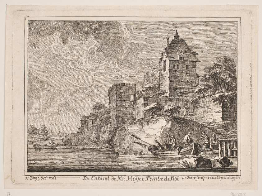 En gammel borg — Georg Mathias Fuchs