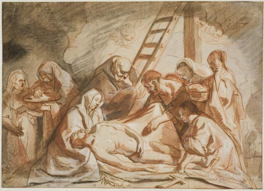 Klagen over Kristi lig — Jacob Jordaens