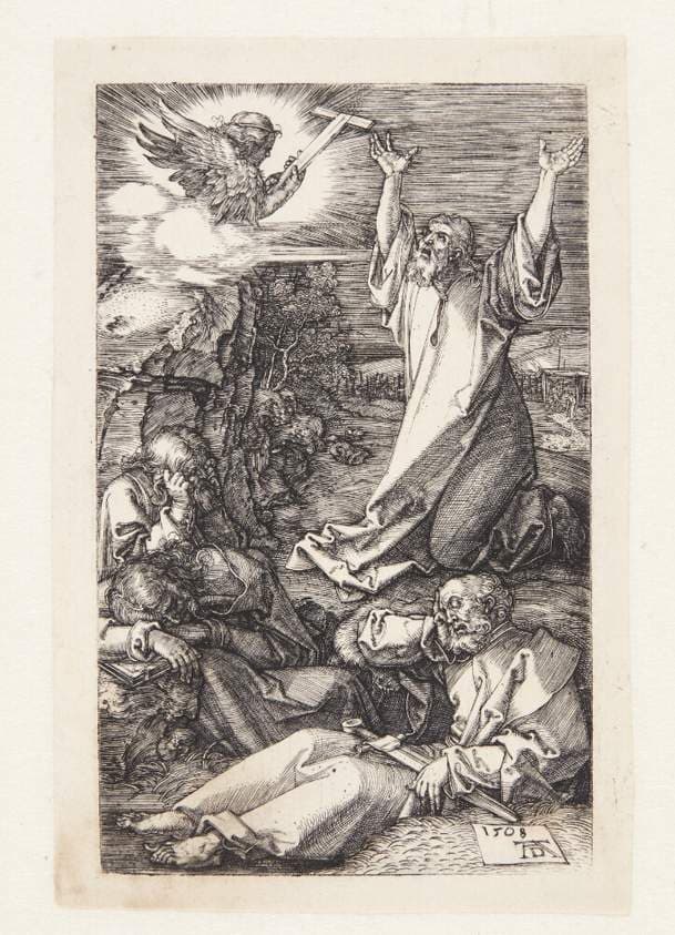 Kristus i Gethsemane — Albrecht Dürer