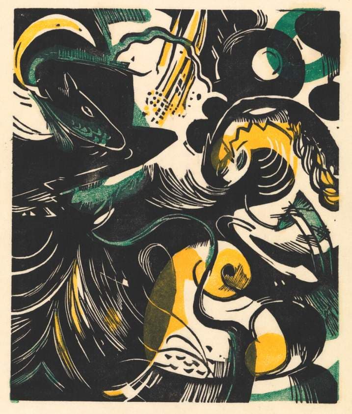 Schöpfungsgeschichte II — Franz Marc