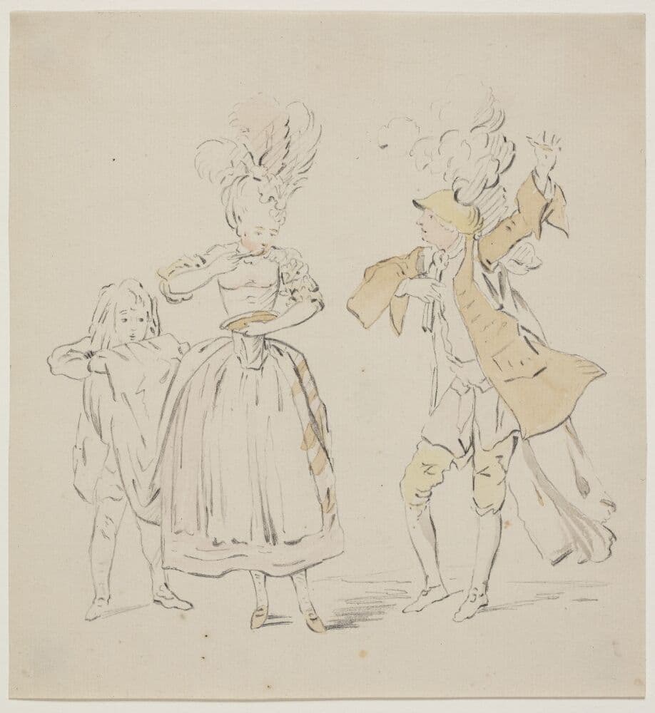 Scenebillede fra Johan Herman Wessels "Kærlighed uden Strømper" — Peter Cramer