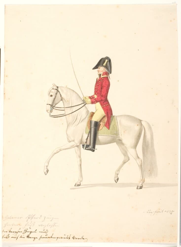Kongelig berider — Johannes Senn