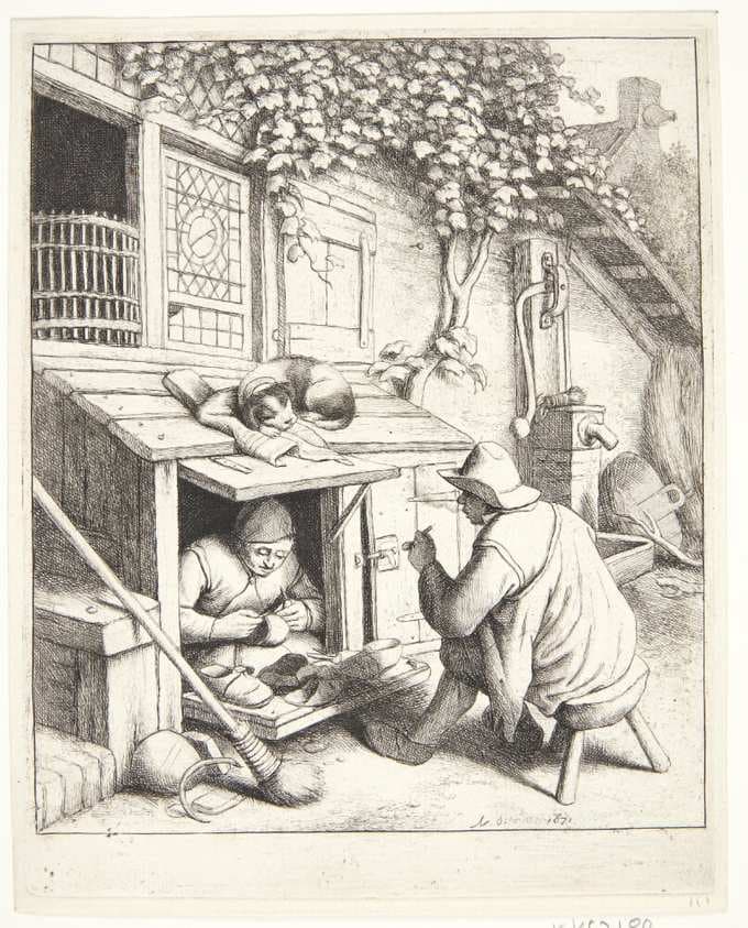 Skomageren — Adriaen van Ostade