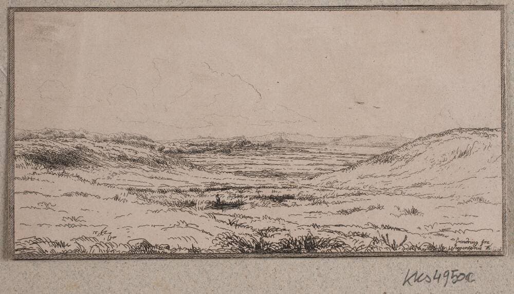 Erindring fra Jægerspris, med en mose — Vilhelm Kyhn