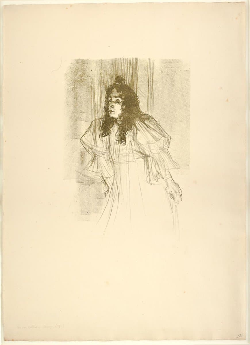 Miss May Belfort en Cheveux — Henri de Toulouse-Lautrec