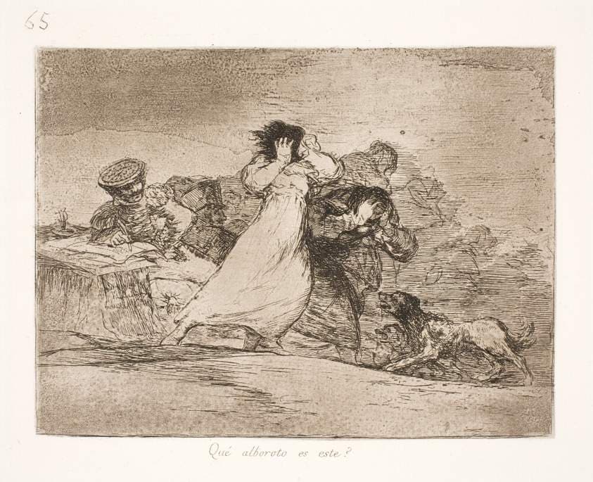 Hvad betyder denne forvirring? (65) — Francisco Goya