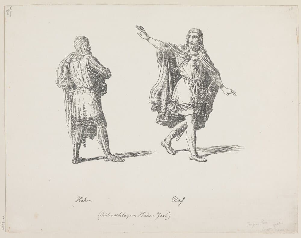 Hakon-Olaf, Oehlenschlägers Hakon Jarl — Constantin Hansen