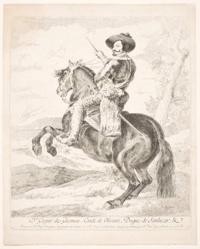 Don Gaspar de Guzman, greve af Olivares — Francisco Goya