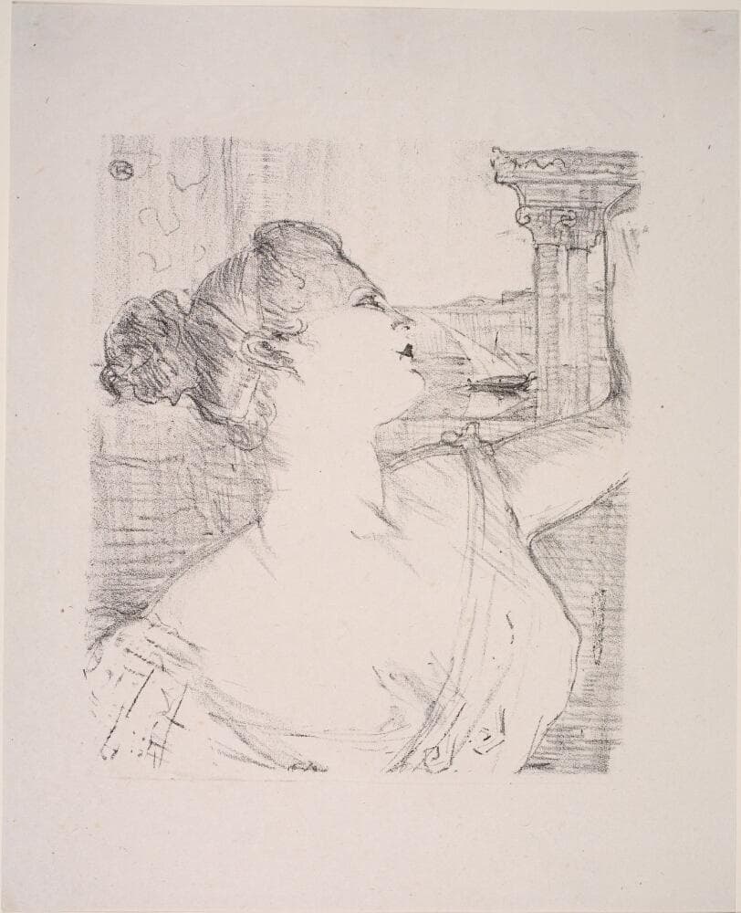 Sybil Sanderson — Henri de Toulouse-Lautrec
