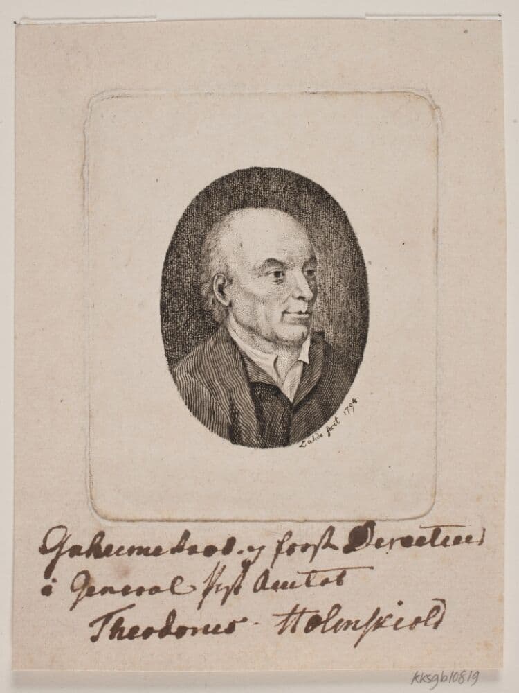 Portræt af Johan Theodor Holmskjold — Gerhard Ludvig Lahde