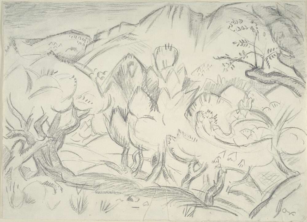 Landskab. Cassis — Emile Othon Friesz