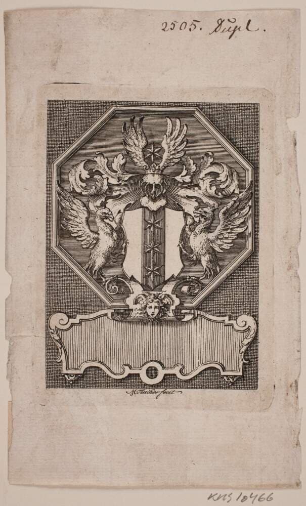Hjelmstjernes ekslibris — Marcus Tuscher