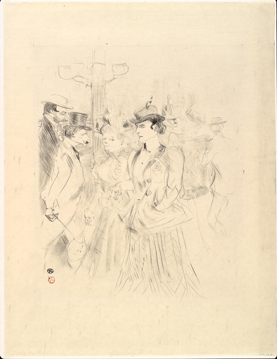 Promenoir — Henri de Toulouse-Lautrec