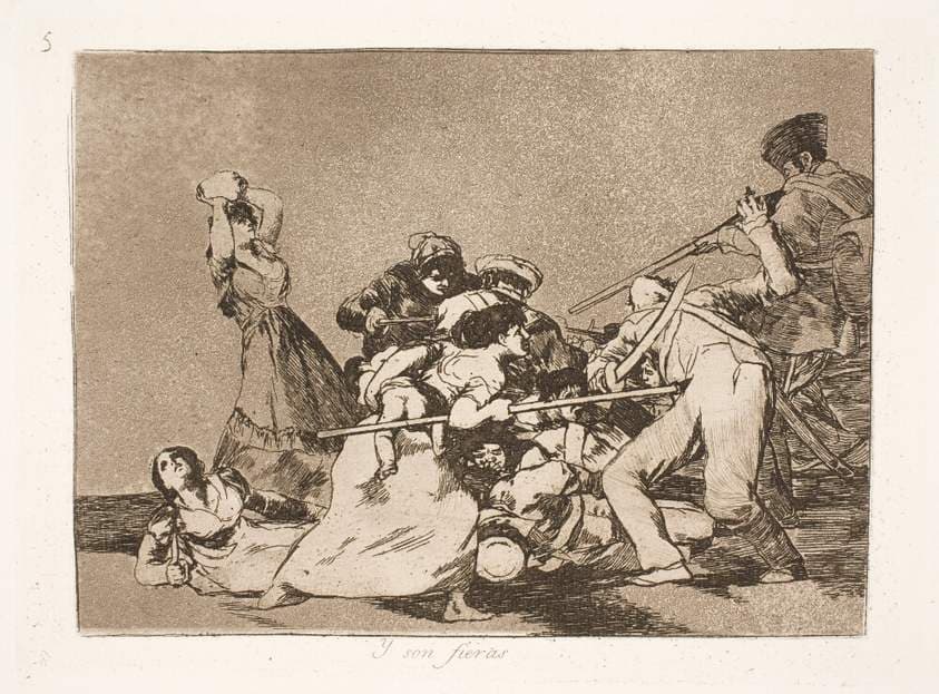 Og de er som furier (5) — Francisco Goya