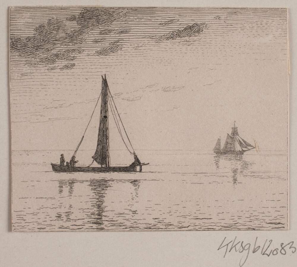 Stille vejr på havet — Vilhelm Kyhn