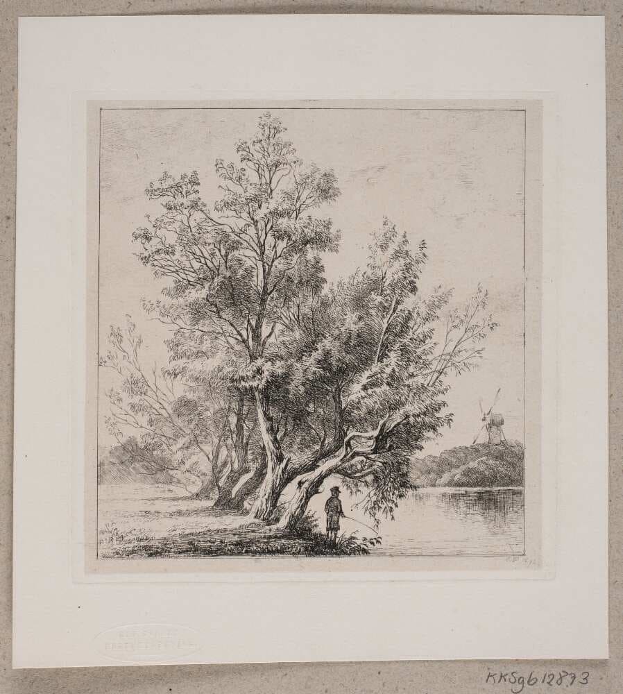 Piletræer ved stadsgraven — Edvard Petersen