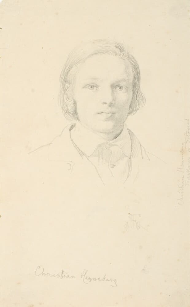 Portræt af Christian Henneberg — Lorenz Frølich