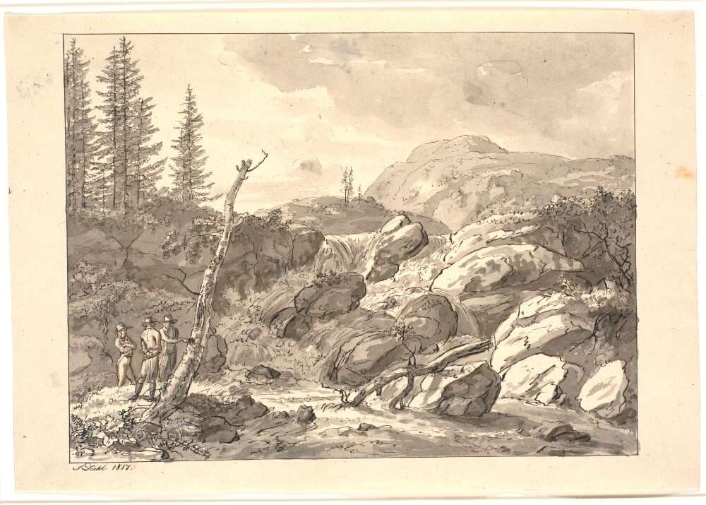 Vandfald — Johan Christian Dahl