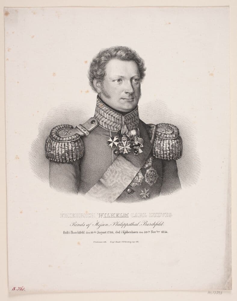 Prins Wilhelm af Hessen-Philipsthal — Edvard Lehmann