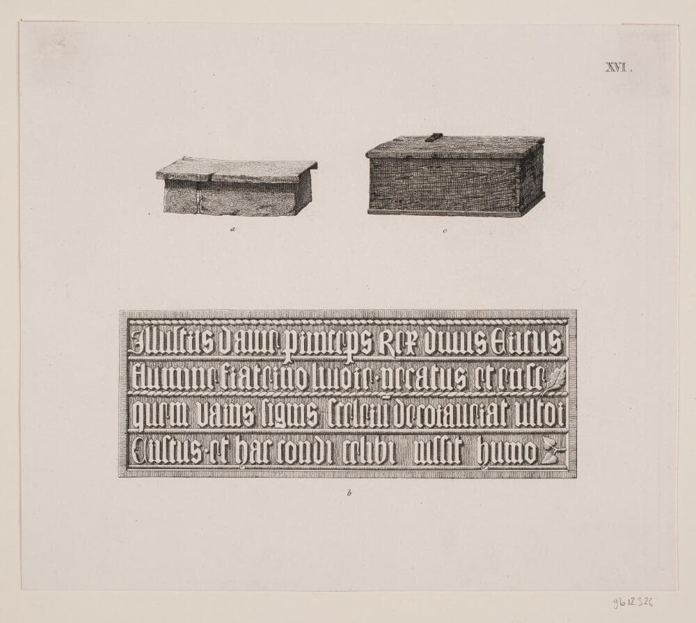 "Kongegravene i Ringsted Kirke". Planche XVI — Heinrich Hansen
