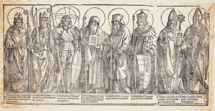 De østrigske skytshelgener — Albrecht Dürer