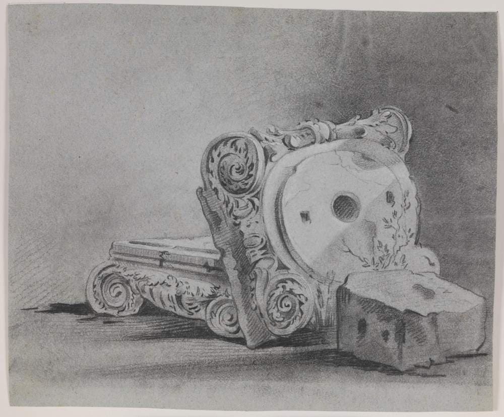 Ioniske kapitæler — Johan Mandelberg