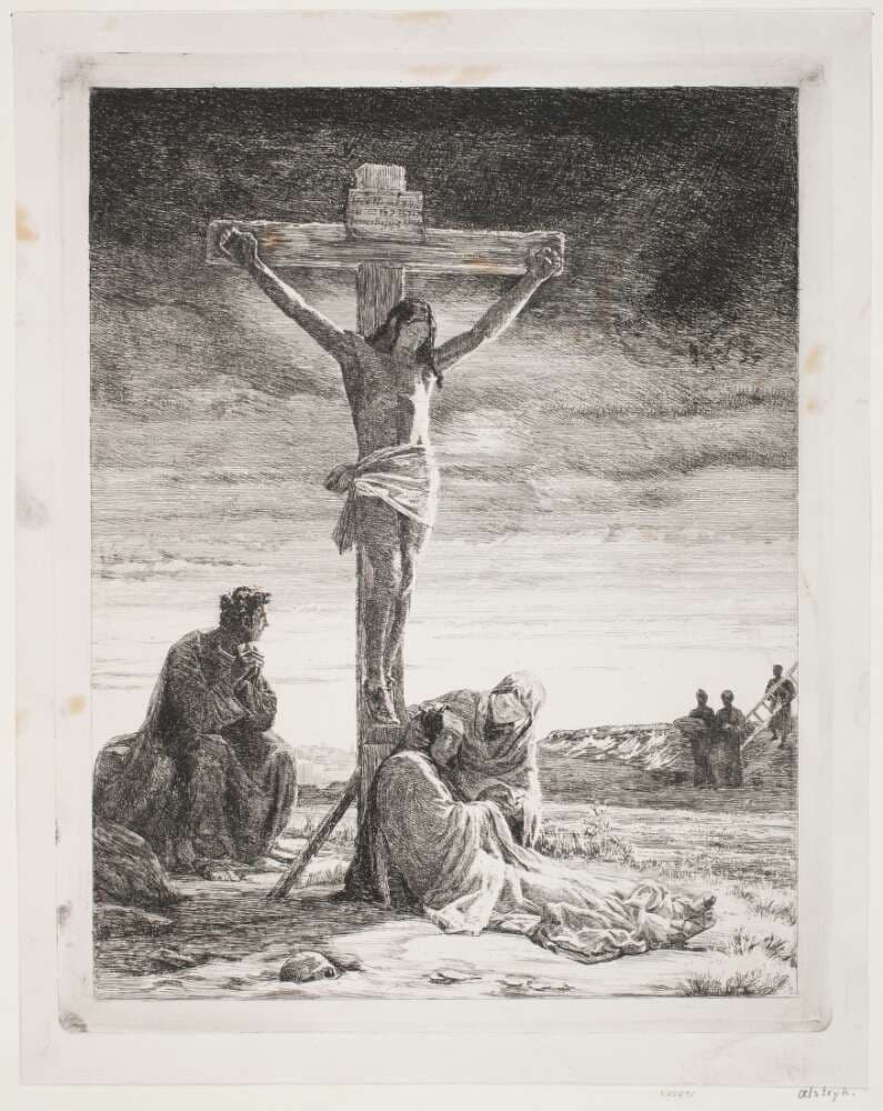Kristus på korset — Carl Bloch