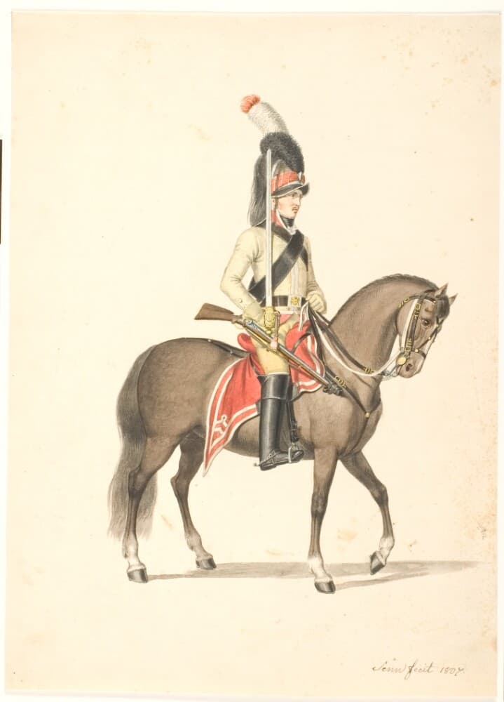 Kongelig hestegarde — Johannes Senn
