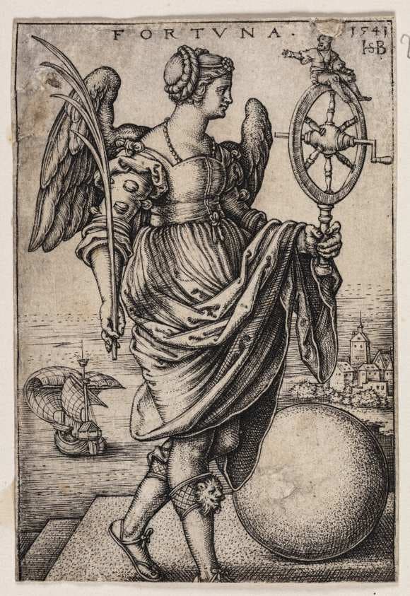 Lykke (Fortuna) — Sebald Beham
